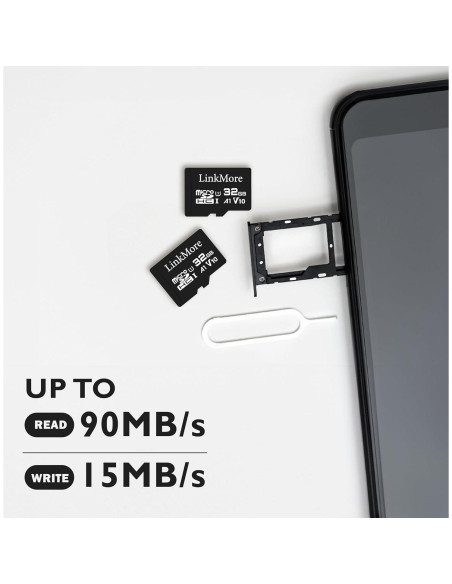 Tarjeta MicroSD 32GB LinkMore XV11 A1 UHS-I Clase 10