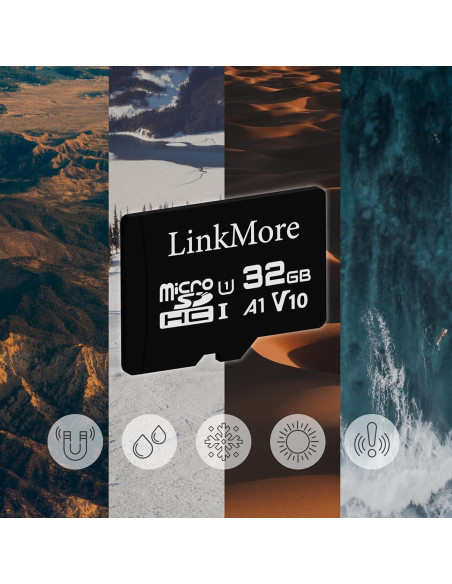 Tarjeta MicroSD 32GB LinkMore XV11 A1 UHS-I Clase 10