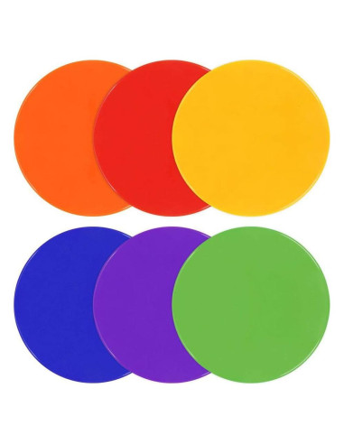 Marcadores de Puntos de Goma TuXHui 9 y 10 Pulgadas 6 Colores