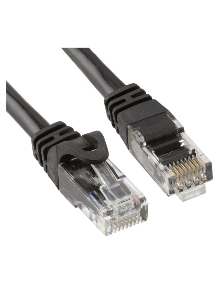 Cable de parche Ethernet Cmple Cat6 1.52m 10Gbps Negro