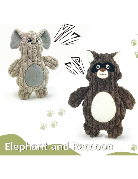 5 Pack Juguetes Interactivos para Perros Bttfere - Peluche