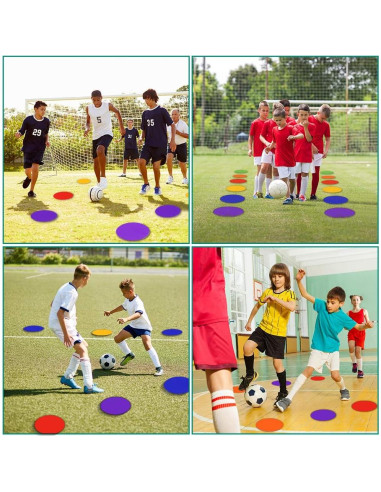 Marcadores de Puntos de Goma TuXHui 9 y 10 Pulgadas 6 Colores