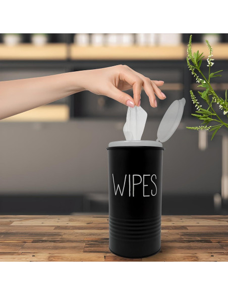 Soporte para Toallitas Desinfectantes TEKHEUTEN Negro Mate