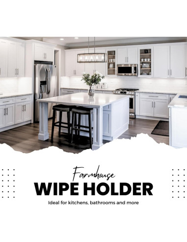 Soporte para Toallitas Desinfectantes TEKHEUTEN Negro Mate