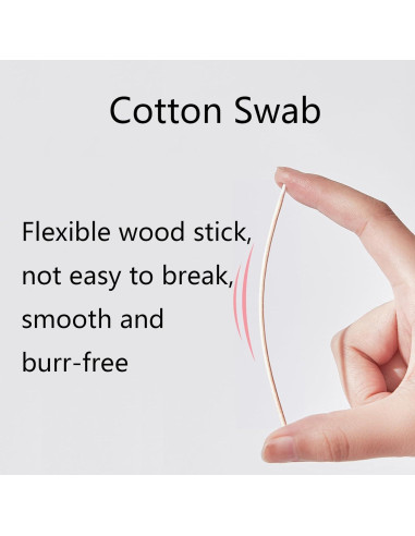 1600 Hisopos de Algodón Punta Fina 6.99 cm Quanzhou