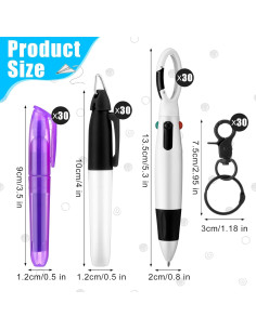 Conjunto de Bolígrafos para Enfermeras Fulmoon 120 Pcs Multicolor 2