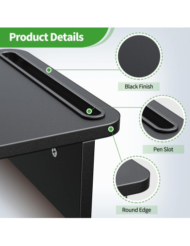 Soporte Doble Monitor Zimilar Ajustable de Madera 3.46kg