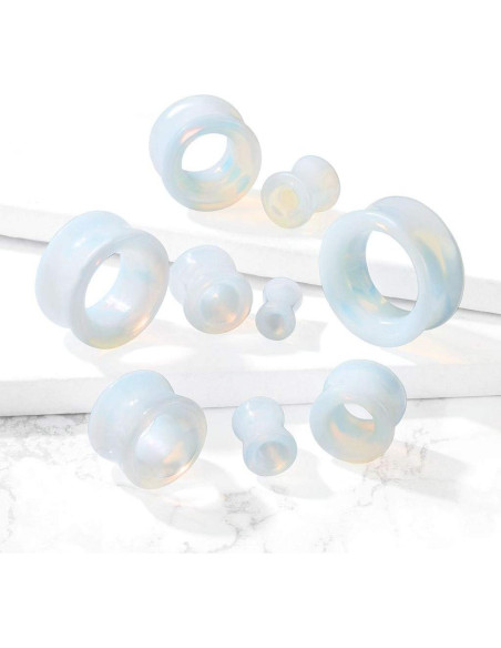 Tapones de oído Opalite 6MM - Joyería corporal SoScene