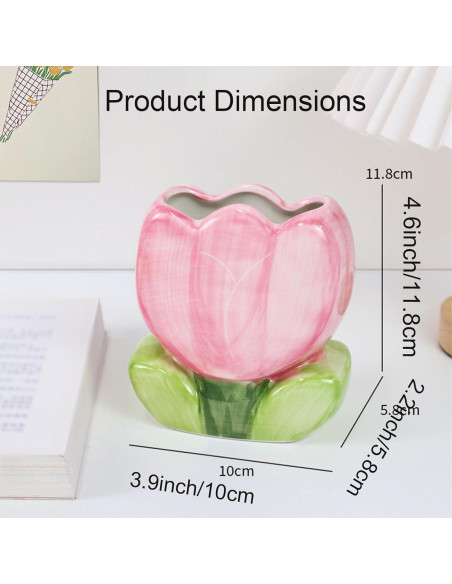 Soporte para bolígrafos y brochas Busnos rosa cerámica Soporte para bolígrafos y brochas Busnos rosa cerámica