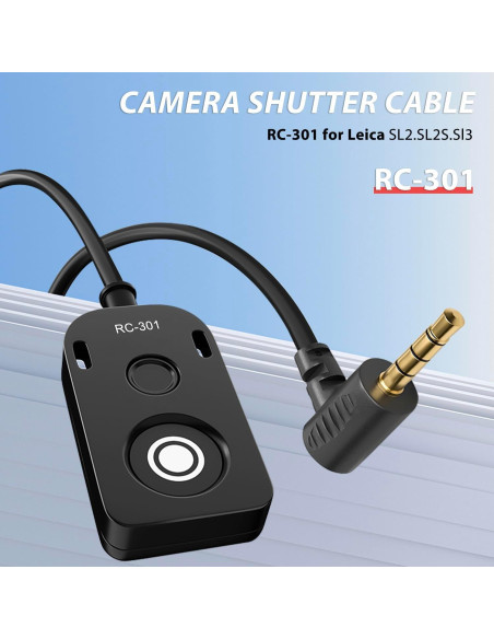Cable de Obturador Remoto DYTDIEYINGTU RC301-SL2 1.5m para Leica SL2/SL2S/SL3