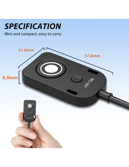 Cable de Obturador Remoto DYTDIEYINGTU RC301-SL2 1.5m para Leica SL2/SL2S/SL3