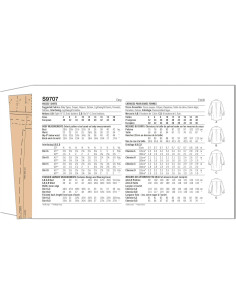 Kit de Patrón de Costura Simplicity S9707 Camisas Tallas 4-12 2