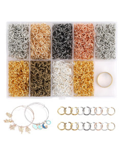 Anillas de Salto Abiertas GMMA 5mm 3000 Pcs 7 Colores