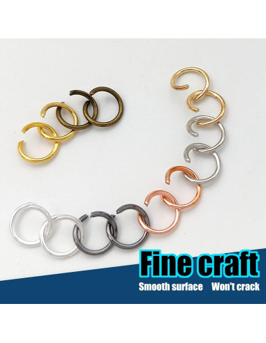 Anillas de Salto Abiertas GMMA 5mm 3000 Pcs 7 Colores