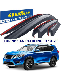 Deflectores de Ventana Goodyear para Nissan Pathfinder 2013-2020 2