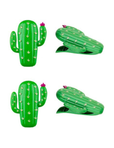Pinzas para Toallas de Playa 4 Pcs Verde Cactus Aoozleny