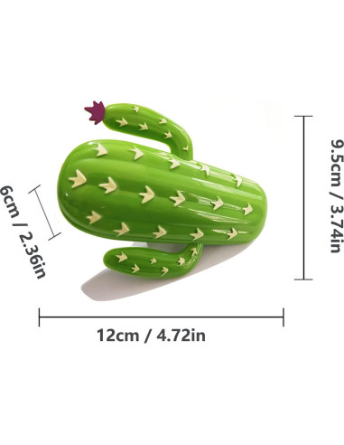 Pinzas para Toallas de Playa 4 Pcs Verde Cactus Aoozleny