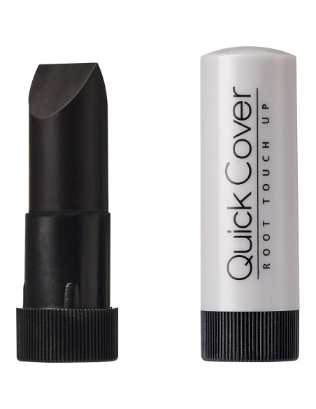 Kiss Retoque Rápido Tinte para Cabello Gris Stick Húmedo 2 Unidades Negro