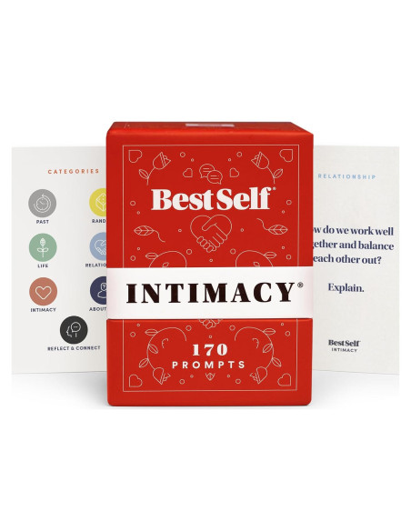 Juego de Cartas de Intimidad BestSelf - 170 Preguntas para Parejas
