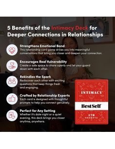 Juego de Cartas de Intimidad BestSelf - 170 Preguntas para Parejas 2