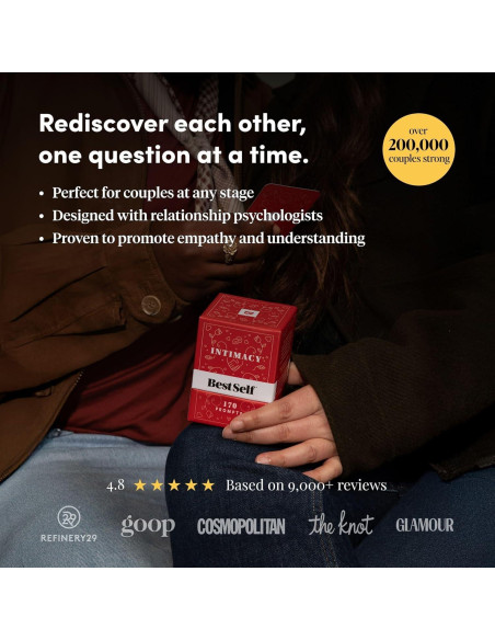 Juego de Cartas de Intimidad BestSelf - 170 Preguntas para Parejas