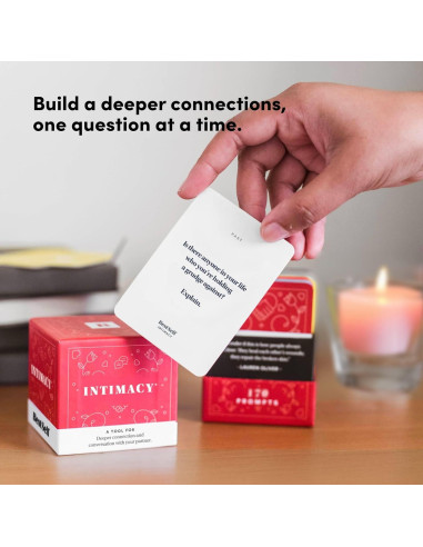 Juego de Cartas de Intimidad BestSelf - 170 Preguntas para Parejas