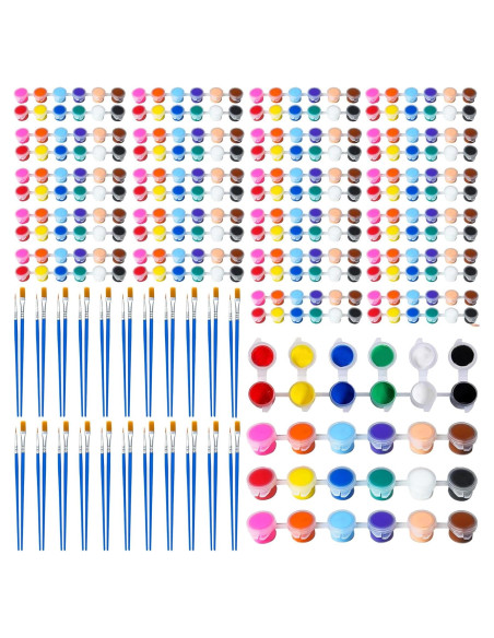Set de Pintura Acrílica EIRUOKIGA 350 PCS 12 Colores Lavable
