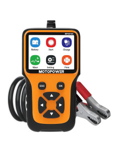 Probador de Batería MOTOPOWER MP0515A 12V con Pantalla LCD