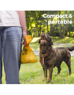 Bolsas para Excremento de Perro PAWSHOLIC 120 Unidades Lavanda 2