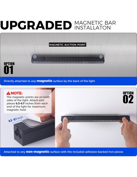 Luces de Crecimiento LED Barrina T5 1ft 5000K 8 Paquetes