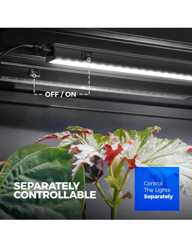 Luces de Crecimiento LED Barrina T5 1ft 5000K 8 Paquetes