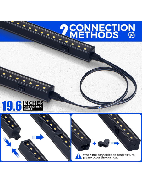 Luces de Crecimiento LED Barrina T5 1ft 5000K 8 Paquetes