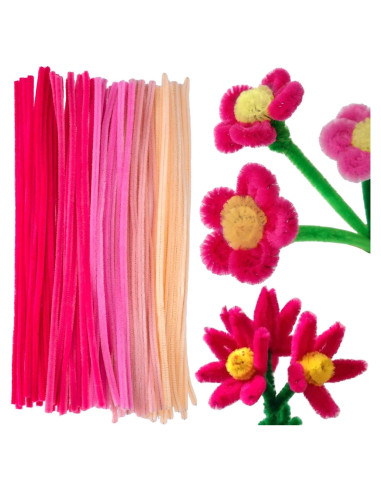 Juego de 75 Limpiadores de Tubos STSTR para Manualidades 30 cm