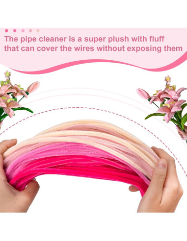 Juego de 75 Limpiadores de Tubos STSTR para Manualidades 30 cm