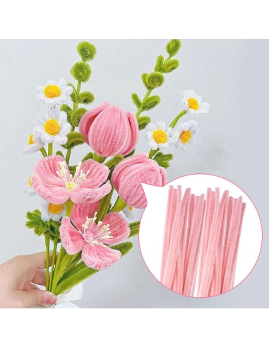 Juego de 75 Limpiadores de Tubos STSTR para Manualidades 30 cm