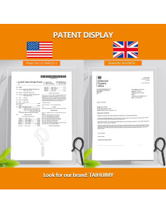 Ganchos Q-Hanger TAIHUIMY 30 Pcs con Hebilla de Seguridad 18 kg 2