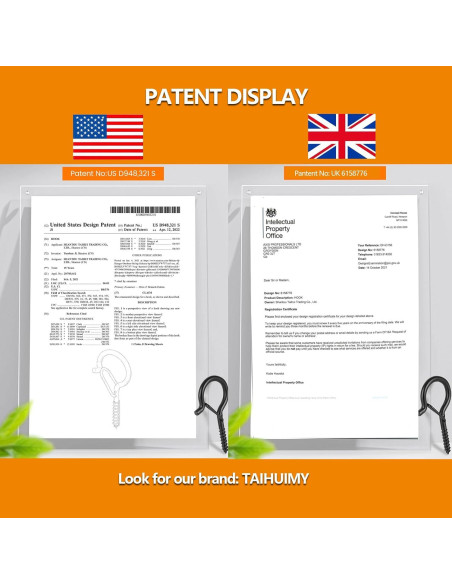 Ganchos Q-Hanger TAIHUIMY 30 Pcs con Hebilla de Seguridad 18 kg