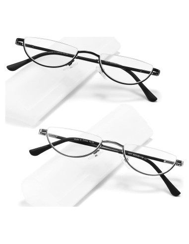 Gafas de Lectura TOVEEN 2 Piezas Anti Luz Azul UV400