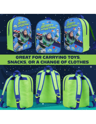 Mochila Get Trend Disney Buzz Azul para Niños 3+