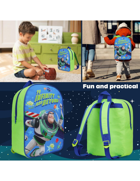 Mochila Get Trend Disney Buzz Azul para Niños 3+
