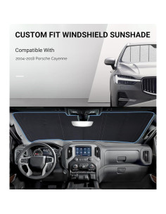 Protector Solar Parabrisas Pigenius para Porsche Cayenne 2004-2018 2