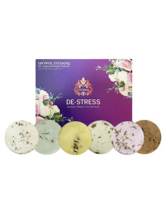 Yuvora Shower Steamers - Set de 6 Aromas Esenciales para Ducha