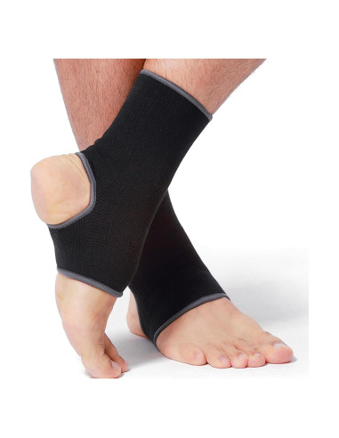 Manga de Soporte para Tobillo NEOTech Care - Compresión Media - Color Negro - Tamaño S