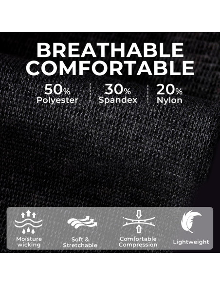 Manga de Soporte para Tobillo NEOTech Care - Compresión Media - Color Negro - Tamaño S