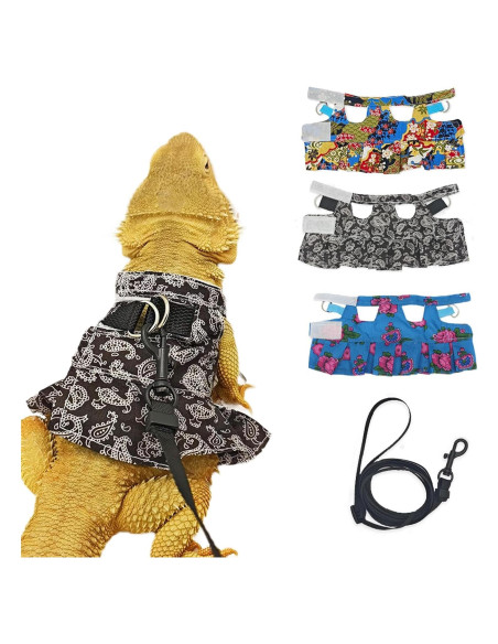 Arnés y Correa Ajustable HOKABLE para Lagarto y Pequeños Animales