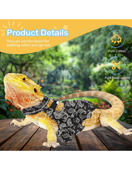 Arnés y Correa Ajustable HOKABLE para Lagarto y Pequeños Animales