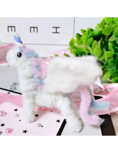 400 Limpiapipas Chenille Blancos Waycreat para Manualidades DIY