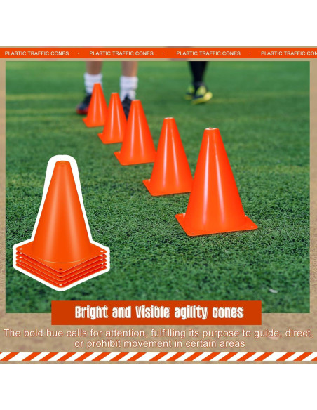Conos de Entrenamiento Syhood 30 Piezas Naranja 18 cm