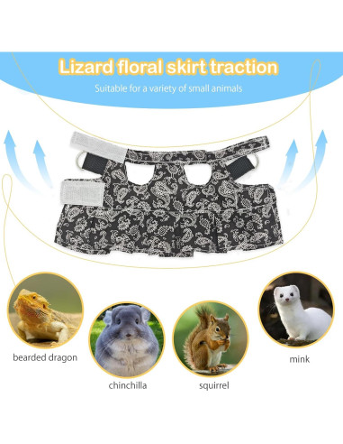 Arnés y Correa Ajustable HOKABLE para Lagarto y Pequeños Animales