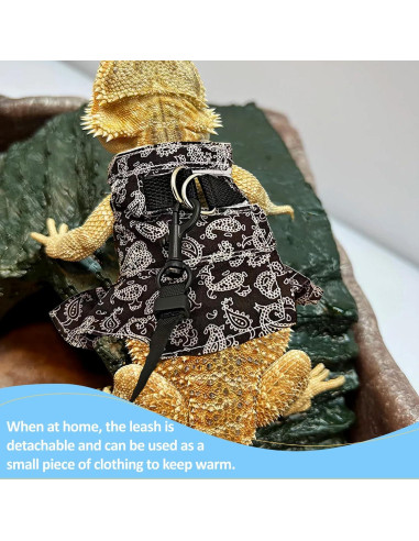 Arnés y Correa Ajustable HOKABLE para Lagarto y Pequeños Animales